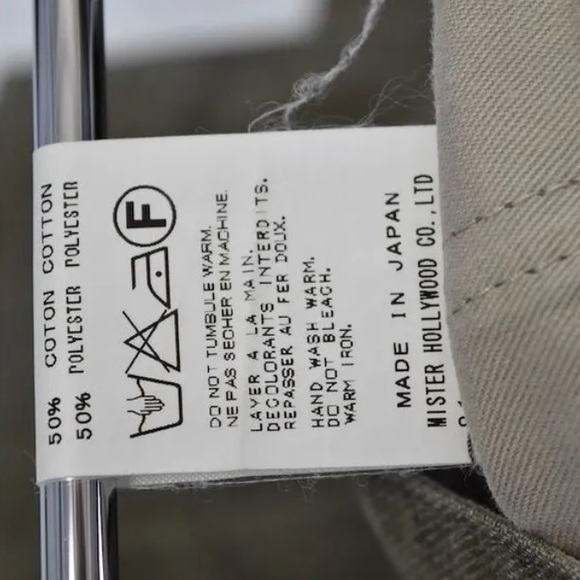 N. Hoolywood standard Khaki Green slacks pants 28958 - 847 50 - Size 29/30 S-M - Picture 7 of 11